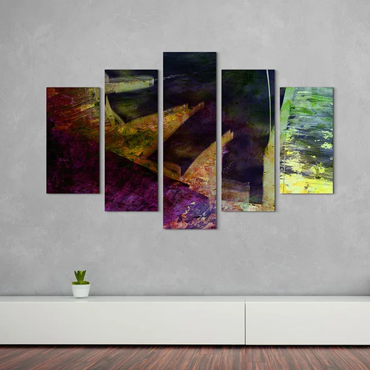Enigma Abstract 993 Graphic Art Print Multi-Piece Image on Canvas