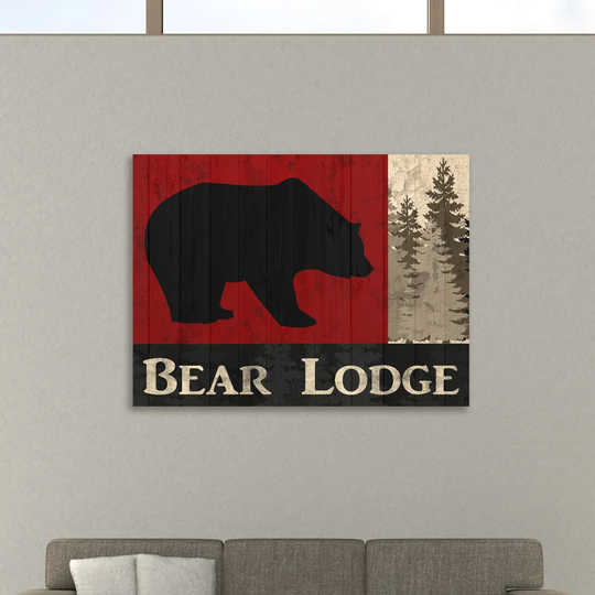 Bear Lodge by Kimberly Allen - Wrapped Canvas Graphic Art Print