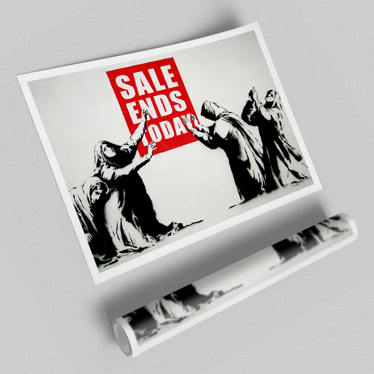 Homage to The Sales - Graphic Art Print on Paper