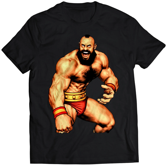 Cvs2 Zangief Premium Unisex T-Shirt | Vectorized Design