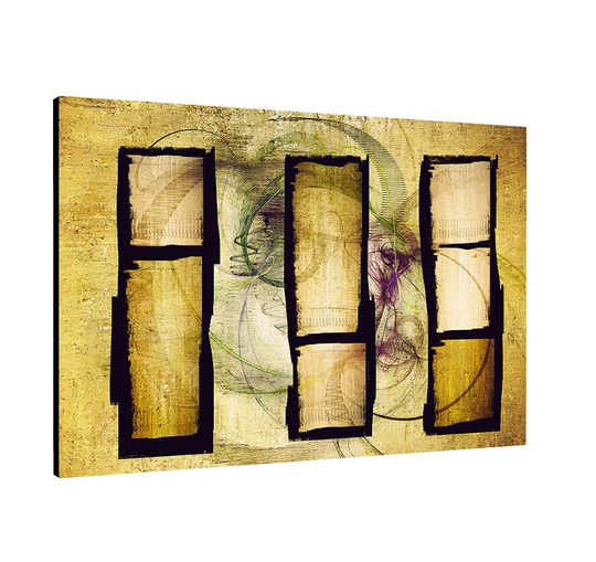 Enigma Abstract 382 Graphic Art Print on Canvas