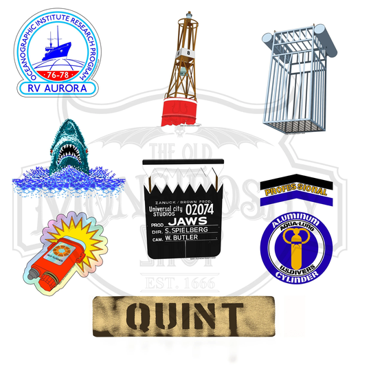 Jaws Stickers - Premium 8 Pack Limited Edition Set