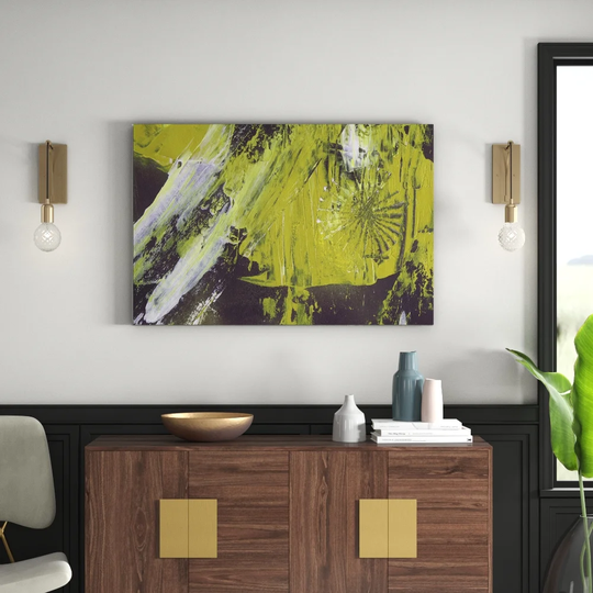 Enigma Abstract 894 Graphic Art Print on Canvas