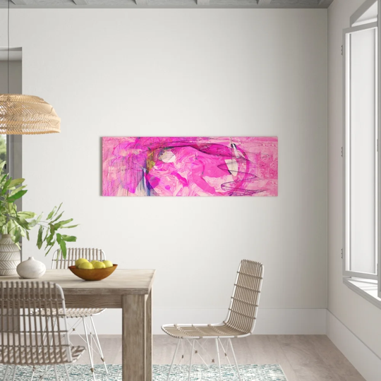 Enigma Panorama Abstract 394 Graphic Art Print on Canvas