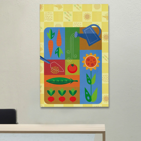 Gardening by Curtis - Wrapped Canvas Graphic Art Print