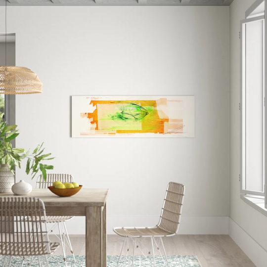 Enigma Panorama Abstract 314 Graphic Art Print on Canvas