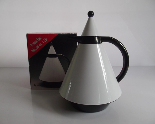 Iconic Thermos, Thermos Flask, Bottle, Coffee Tea Memphis Style 1980S, Cone Shape