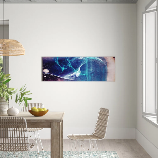 Enigma Panorama Abstract 342 Graphic Art Print on Canvas