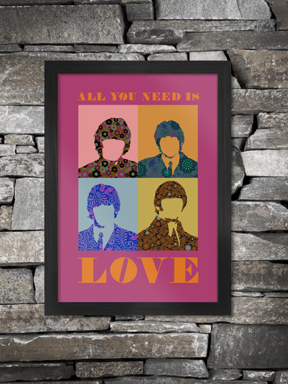 The Beatles - All You Need Is Love Poster