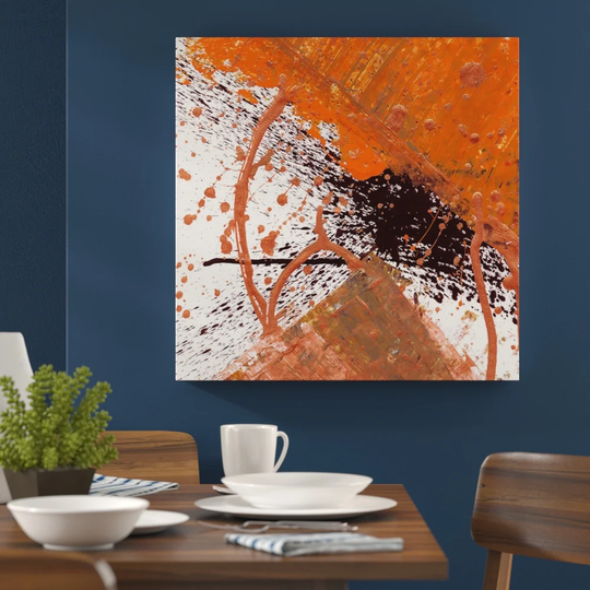 Enigma Abstract 677 Graphic Art Print on Canvas