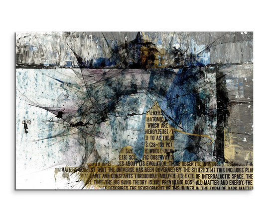 Enigma 1439 Abstract Graphic Art Print on Canvas