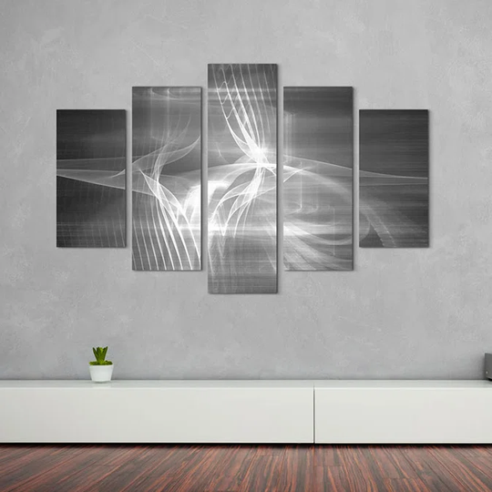 Sculpture Abstract 1094 Graphic Art Print Multi-Piece Image on Canvas