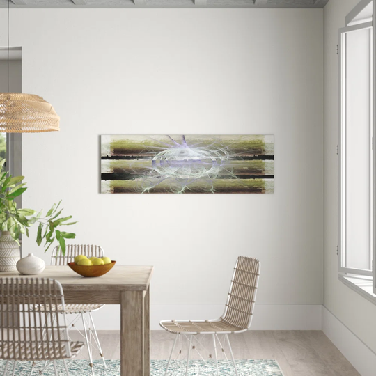 Enigma Panorama Abstract 1284 Graphic Art Print on Canvas