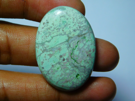 Aaa+ Quality Variscite Gemstone, Variscite Cabochons, Variscite Loose Stone, Variscite Semi Precious 41Cts. | 32x23mm