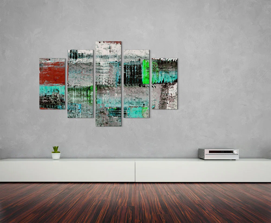 Enigma Abstract 923 Graphic Art Print Multi-Piece Image on Canvas