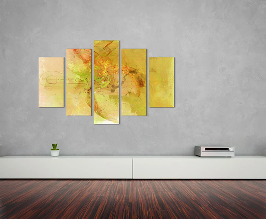 Abstract 768 Multi-Piece Image Graphic Art Print on Canvas