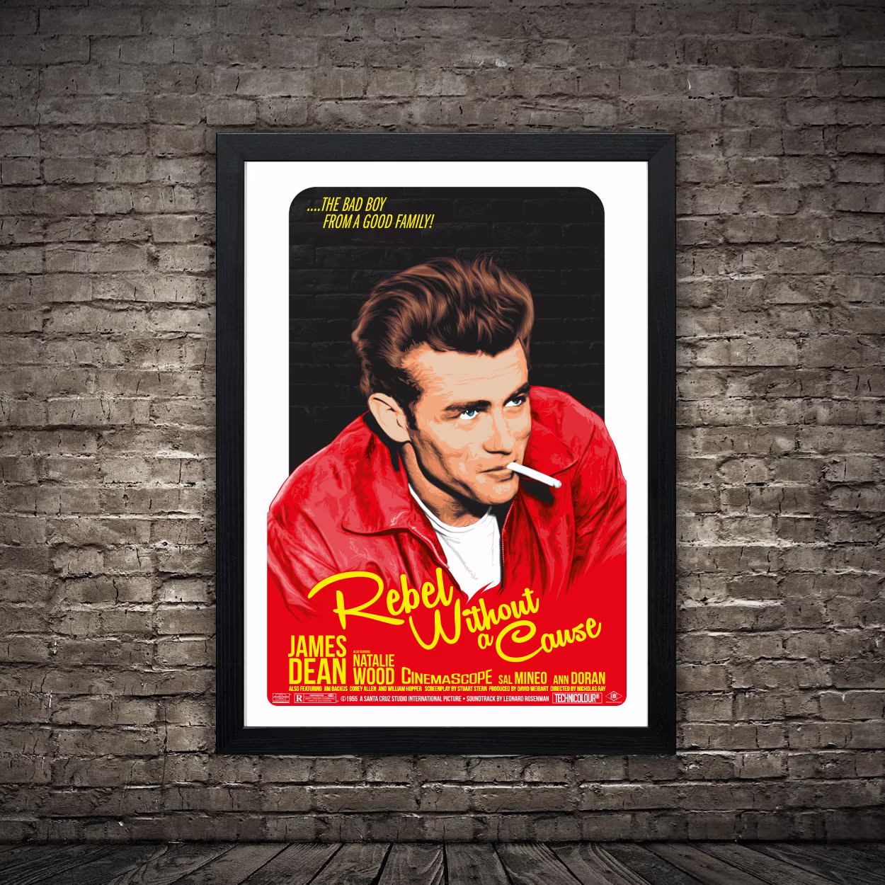 Rebel Without A Cause Film Poster James Dean