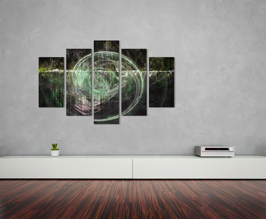 Enigma Scultpure Abstract 1326 Graphic Art Print Multi-Piece Image on Canvas