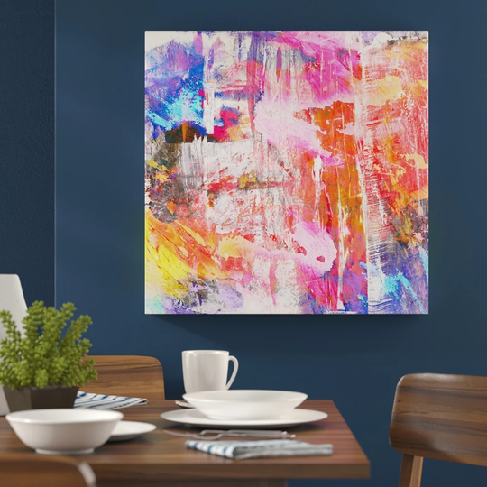 Enigma Abstract 935 Graphic Art Print on Canvas