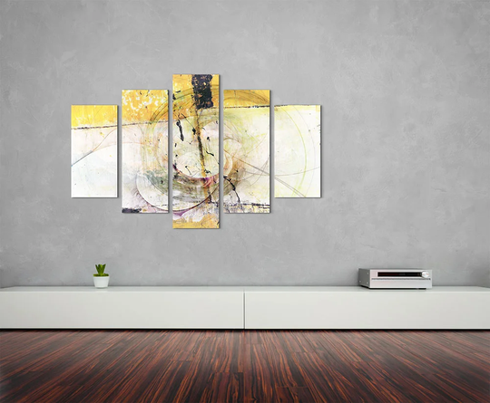 Enigma Scultpure Abstract 1324 Graphic Art Print Multi-Piece Image on Canvas