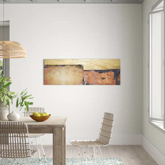 Enigma Panorama Abstract 602 Graphic Art Print on Canvas