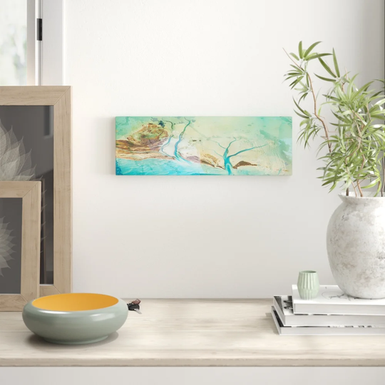 Enigma Panorama Abstract 543 Graphic Art Print on Canvas
