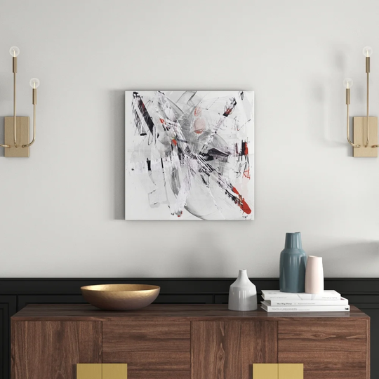 Enigma Abstract 799 Graphic Art Print on Canvas