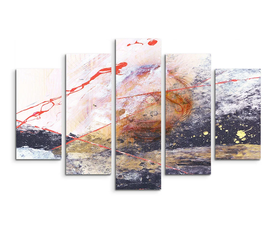 Enigma Sculpture Abstract 1373 Graphic Art Print Multi-Piece Image on Canvas