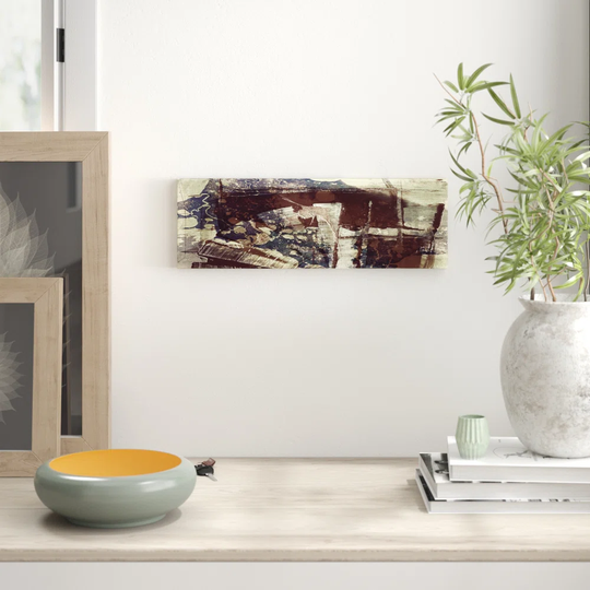 Enigma Panorama Abstract 829 Graphic Art Print on Canvas