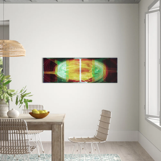 Enigma Panorama Abstract 1292 Graphic Art Print on Canvas