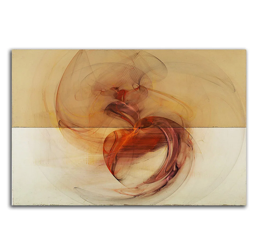 061 Abstract Graphic Art Print on Canvas