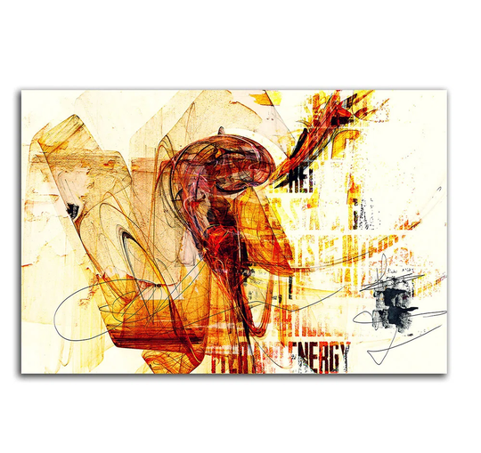 Enigma 247 Abstract Graphic Art Print on Canvas