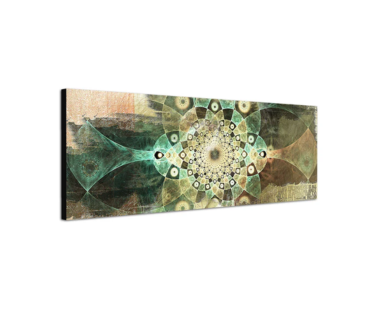 Enigma Panorama Abstract 480 Graphic Art Print on Canvas