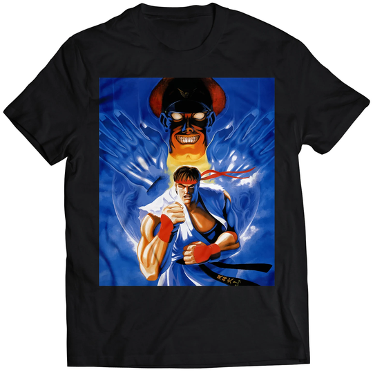 street Fighting World Warriors Arcade Flyer Premium T-Shirt | Vectorized Design
