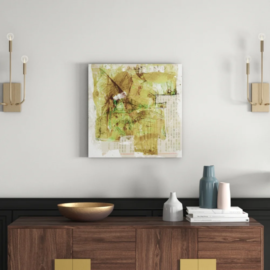 Enigma Abstract 705 Graphic Art Print on Canvas