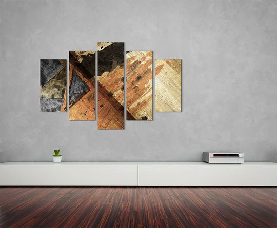 Enigma Abstract 729 Graphic Art Print Multi-Piece Image on Canvas