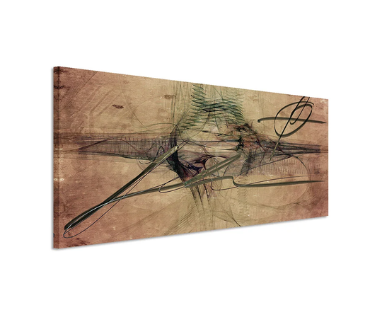 Enigma Panorama Abstract 1085 Graphic Art Print on Canvas