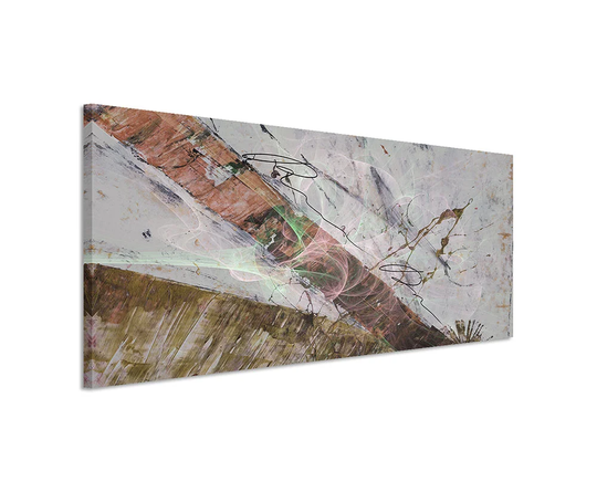 Enigma Panorama Abstract 1179 Graphic Art Print on Canvas