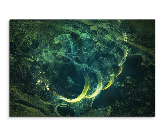 Enigma 1024 Abstract Graphic Art Print on Canvas