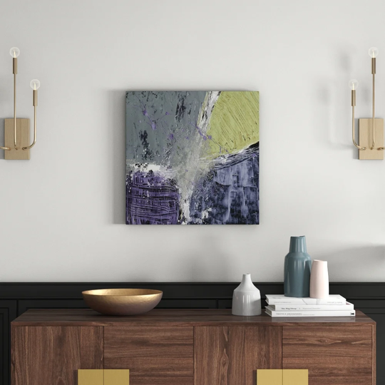 Enigma Abstract 660 Graphic Art Print on Canvas