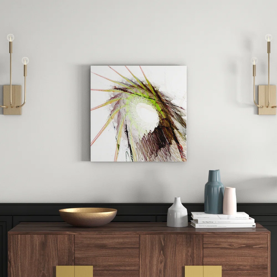 Enigma Abstract 1244 Graphic Art Print on Canvas