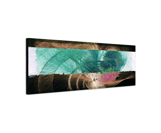 Enigma Panorama Abstract 469 Graphic Art Print on Canvas