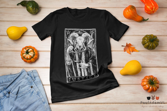 Mortus Viventi Tarot Card Vintage T-Shirt, 12 Shirt, Strength Witchcraft Lover Gift Shirt