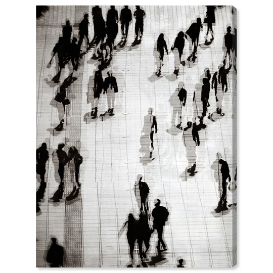 Glitch II - Wrapped Canvas Graphic Art Print