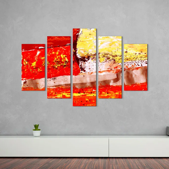 Enigma Abstract 671 Graphic Art Print Multi-Piece Image on Canvas
