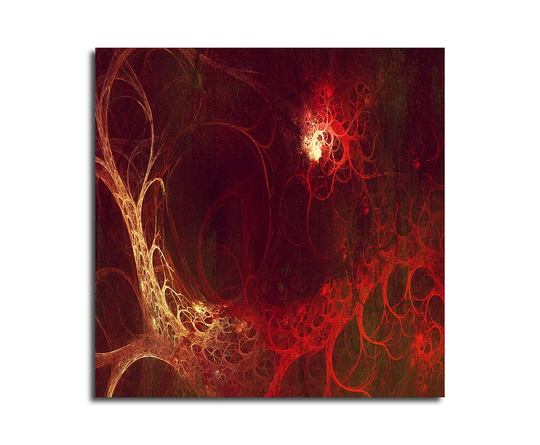 Enigma Abstract 490 Graphic Art Print on Canvas