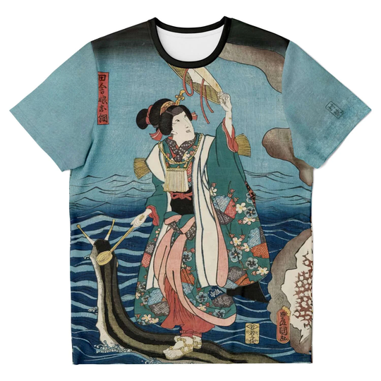 Utagawa Kuniyoshi The Heroic Tales Of Jiraiya Antique Ukiyo-E Japanese Clothing Graphic Art T-Shirt Tee Vintage T Shirt