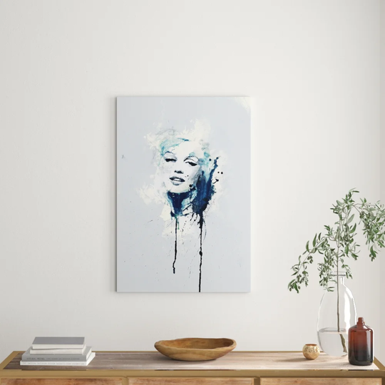 Enigma Marilyn Monroe Graphic Art Print on Canvas