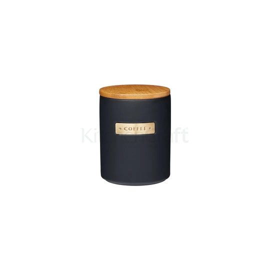 1000ml Stoneware and Brass Effect Jar