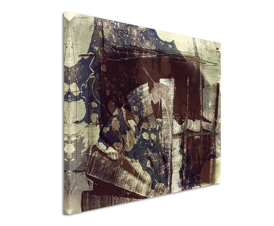 Enigma 829 Abstract Graphic Art Print on Canvas